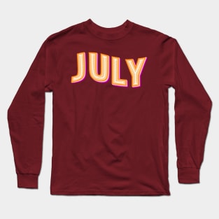 july,june,august,january,april,month,october,february,november Long Sleeve T-Shirt